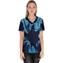 Sea Wrap Women s V-Neck Scrub Top View1