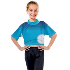Fishing Kids Mock Neck Tee