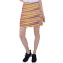 Orange Strips Tennis Skirt View1