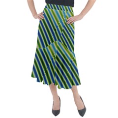 Blueglow Midi Mermaid Skirt