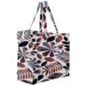Shiny Leafs Canvas Travel Bag View3