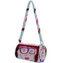 Purple Glasses Girl Wall Mini Cylinder Bag View1