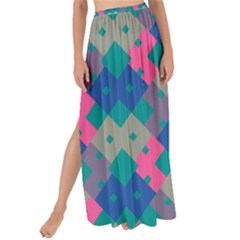 Geo Puzzle Maxi Chiffon Tie-up Sarong
