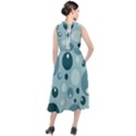 Agatonia Pattern Round Neck Boho Dress View2