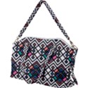 Boho Geometric Canvas Crossbody Bag View2