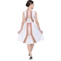 Panther World Limited Edition Prayer  V-Neck Midi Sleeveless Dress  View2
