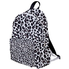 Leopard Spots, White, Brown Black, Animal Fur Print The Plain Backpack by Casemiro