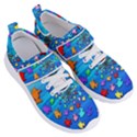 Fractal Art School Of Fishes Women s Velcro Strap Shoes View3