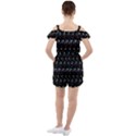 Galaxy Stars Ruffle Cut Out Chiffon Playsuit View2