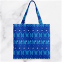 Glitter Butterfly Zipper Grocery Tote Bag View2