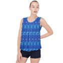 Glitter Butterfly Bubble Hem Chiffon Tank Top View1