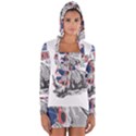 Choose To Be Tough & Chill Long Sleeve Hooded T-shirt View1