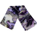 Purple Yellow Marble Long Sheer Chiffon Scarf  View3