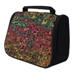 Stylish Fall Colors Camouflage Full Print Travel Pouch (small) by SpinnyChairDesigns