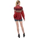 Retro Aesthetic High Neck Long Sleeve Chiffon Top View2
