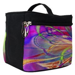 Rainbow Painting Pattern 4 Make Up Travel Bag (small) by DinkovaArt