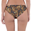 Monarch Butterfly Wings Pattern Reversible Hipster Bikini Bottoms View2