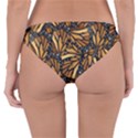 Monarch Butterfly Wings Pattern Reversible Hipster Bikini Bottoms View4