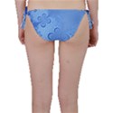 Light Blue Intricate Swirls Pattern Bikini Bottom View2