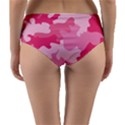 Camo Pink Reversible Mid-Waist Bikini Bottoms View2
