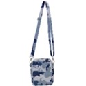 Camo Blue Shoulder Strap Belt Bag View3