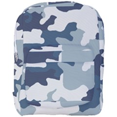 Camo Blue Full Print Backpack by MooMoosMumma