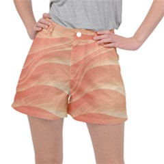 Coral Peach Swoosh Ripstop Shorts
