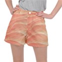 Coral Peach Swoosh Ripstop Shorts View1