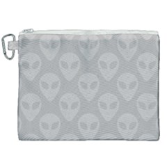 Grey Aliens Ufo Canvas Cosmetic Bag (xxl) by SpinnyChairDesigns