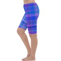 Madras Plaid Blue Purple Cropped Leggings  View2