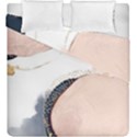 Pink and Blue Marble Duvet Cover Double Side (King Size) View2