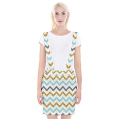 Chevron  Braces Suspender Skirt