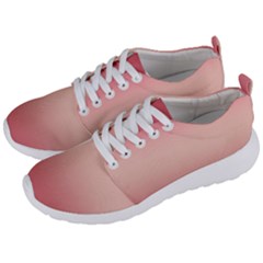 Pink Blush Gradient Ombre Colors Men s Lightweight Sports Shoes
