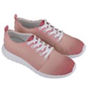 Pink Blush Gradient Ombre Colors Men s Lightweight Sports Shoes View3