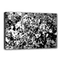 Black and White Grunge Stone Canvas 18  x 12  (Stretched) View1