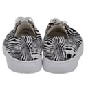 Zebra Print Stripes Kids  Low Top Canvas Sneakers View4