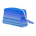 Blue Purple Color Stripes Ombre Wristlet Pouch Bag (Medium) View2