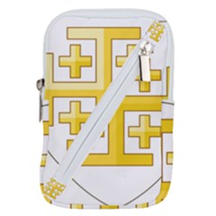 Arms Of The Kingdom Of Jerusalem Belt Pouch Bag (small) by abbeyz71