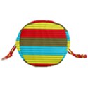 Multicolor With Black Lines Drawstring Bucket Bag View3