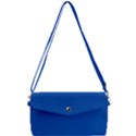 True Cobalt Blue Color Removable Strap Clutch Bag View1