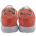 True Coral Pink Color Kids Athletic Shoes View4