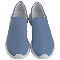 Faded Denim Blue Color Women s Lightweight Slip Ons