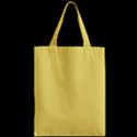 True Lemon Yellow Color Zipper Classic Tote Bag View2
