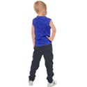 Cobalt Blue Color Texture Kids  Sport Tank Top View2