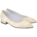 Boho Lemon Chiffon Pattern Women s Low Heels View3