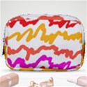 Multicolored Scribble Abstract Pattern Make Up Pouch (Small) View1