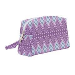 Boho Violet Purple Wristlet Pouch Bag (medium) by SpinnyChairDesigns