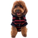 Boho Orange Black Dog Coat View1