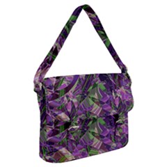 Boho Violet Mosaic Buckle Messenger Bag by SpinnyChairDesigns