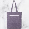 Grape Compote Butterfly Print Double Zip Up Tote Bag View2